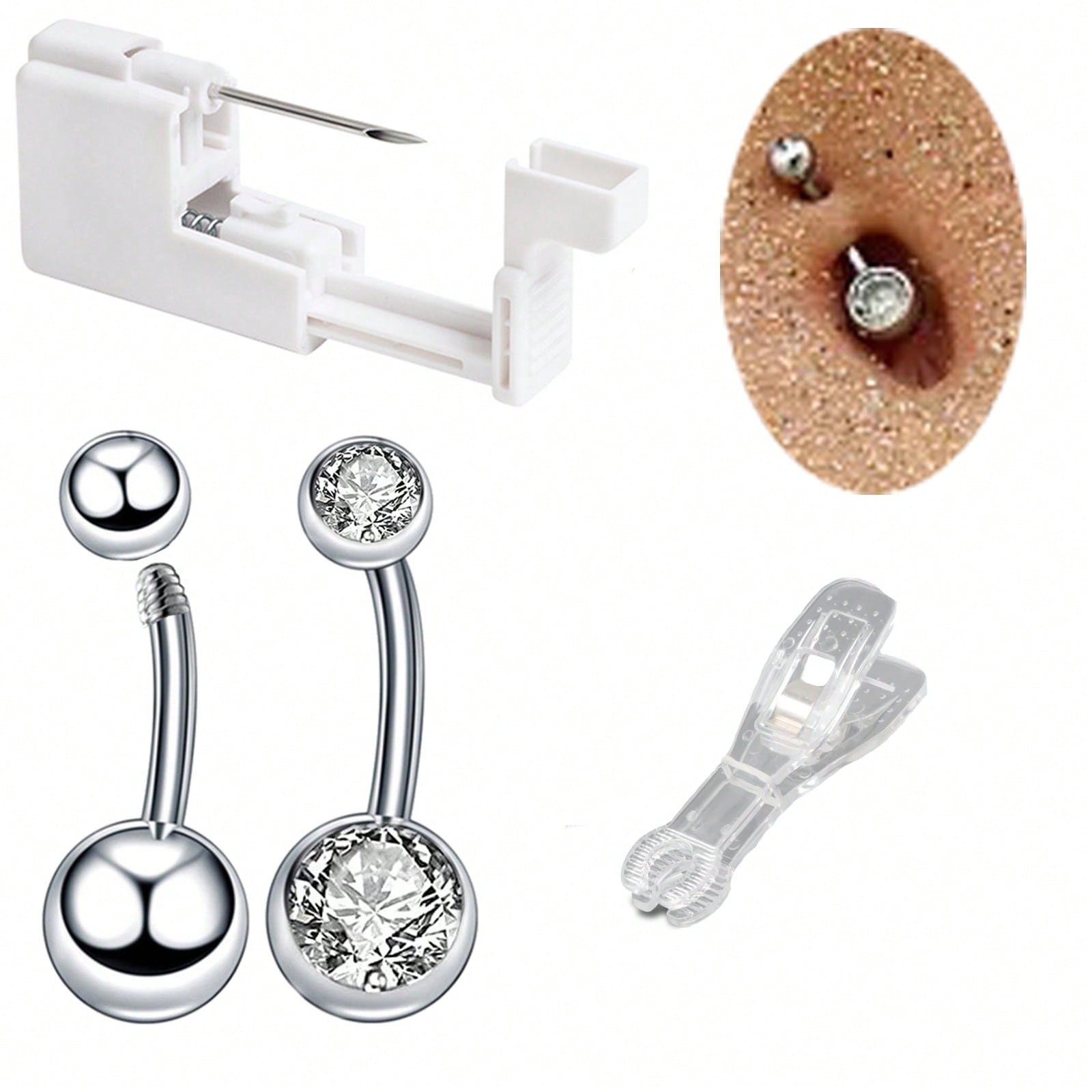 4pcs/Sets Professional Body Pi - Jewelry Making Kit Professional บทวิจารณ์และราคา
