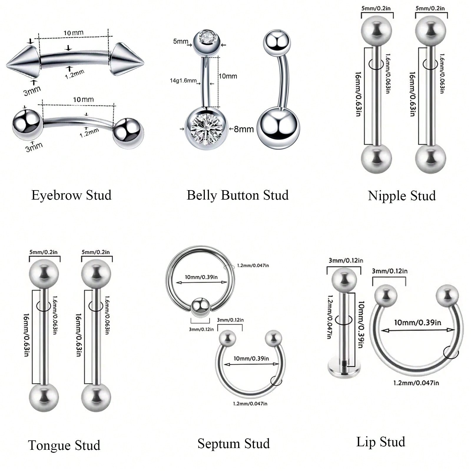 4pcs/Sets Professional Body Pi - Jewelry Making Kit Professional บทวิจารณ์และราคา