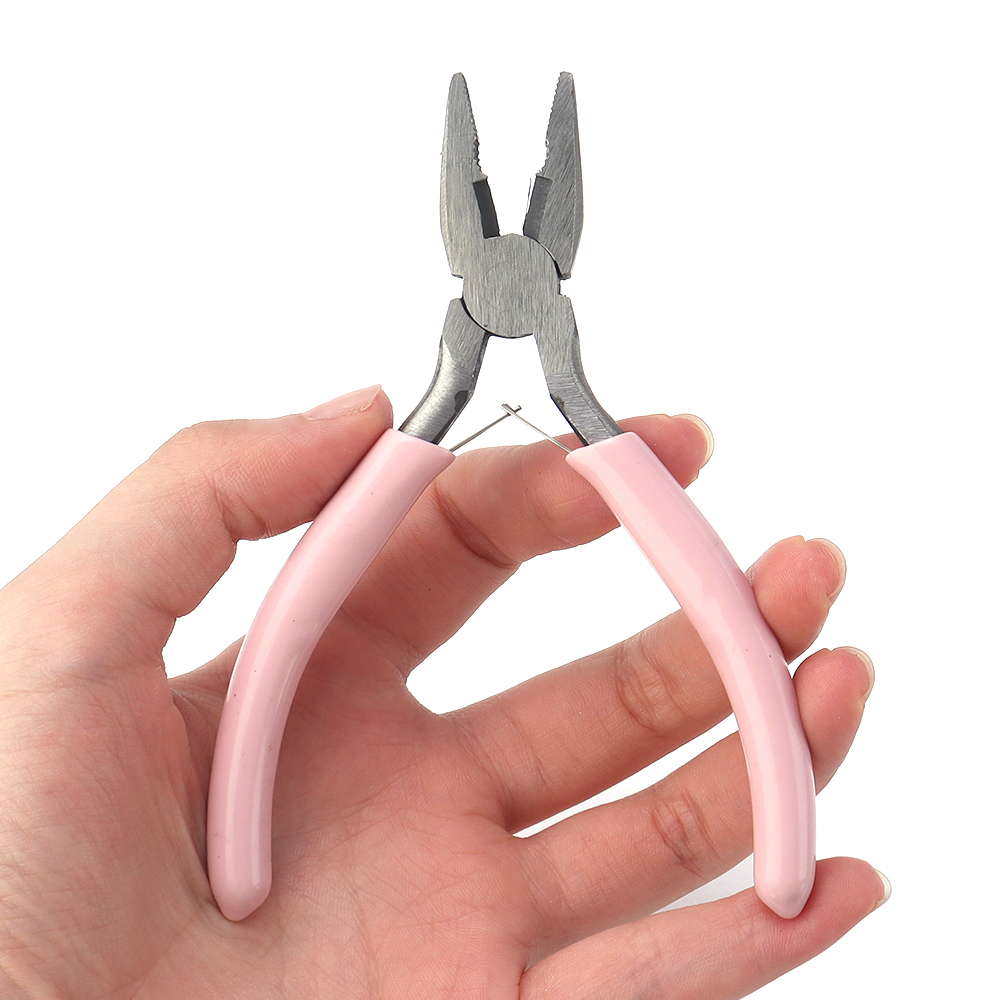 Portable Pink Stainless Steel  - Jewelry Making Round Nose Pliers บทวิจารณ์และราคา