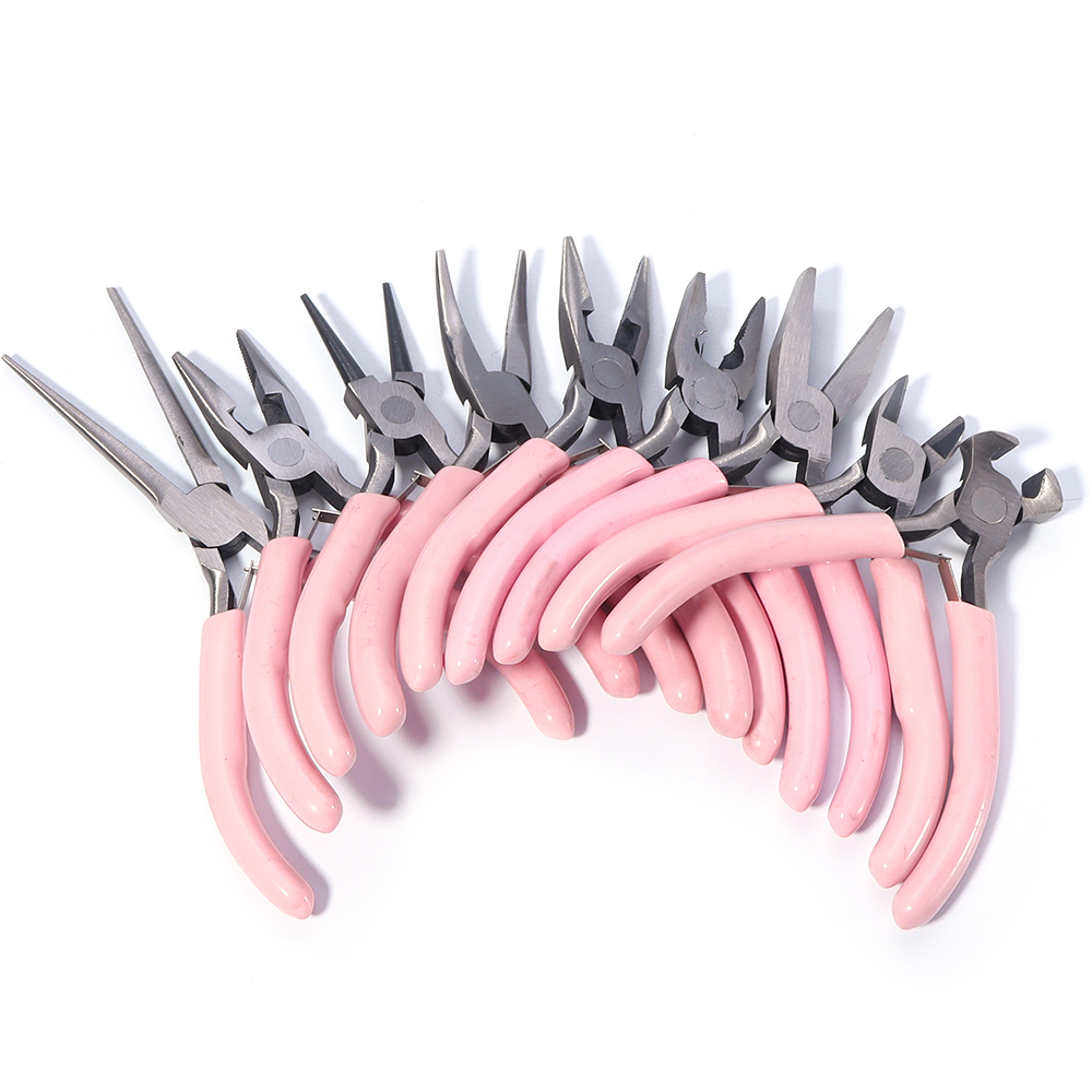 Portable Pink Stainless Steel  - Jewelry Making Round Nose Pliers บทวิจารณ์และราคา